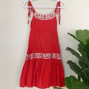 FERVENTE Embellished Sleeveless Dress